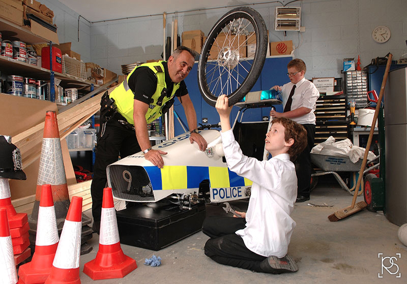 POLICE PEDAL CART